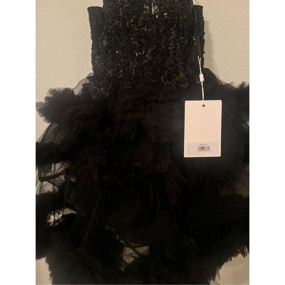 Mac Duggal Short Ruffle Tiered Dress NEW NWT - Picture 5 of 11